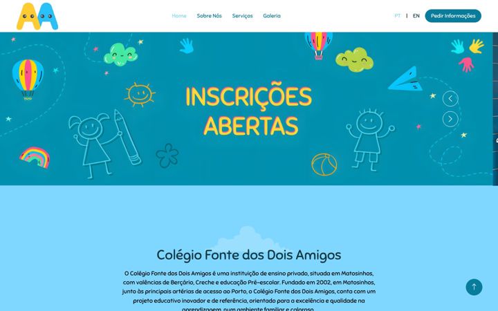 Screenshot of colegio2a.com