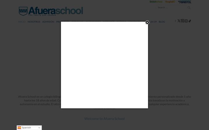 Screenshot van colegioafuera.es
