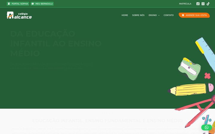 Screenshot di colegioalcance-jac.com.br