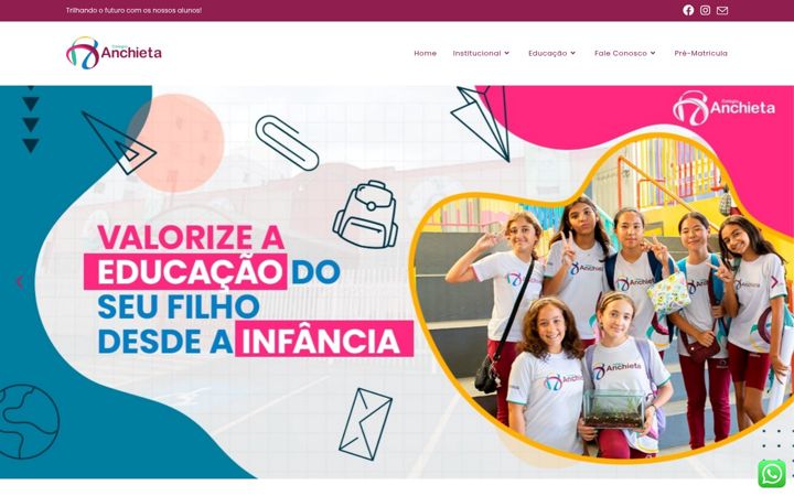 Screenshot di colegioanchietasjc.com.br