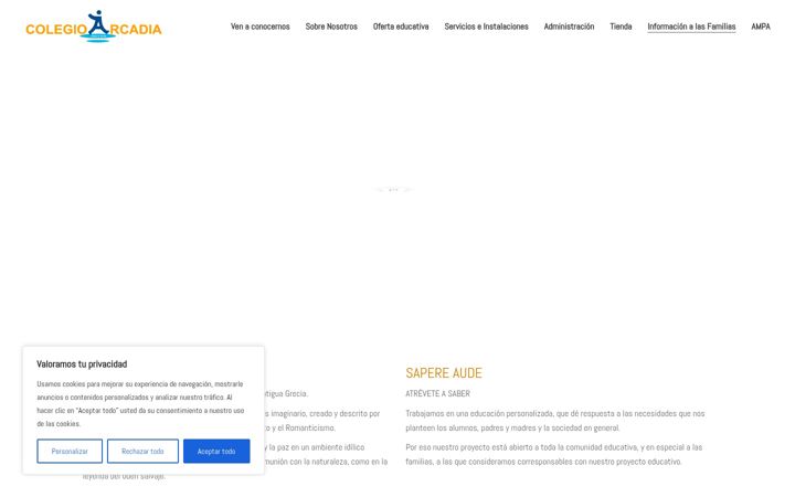 Screenshot of colegioarcadia.com