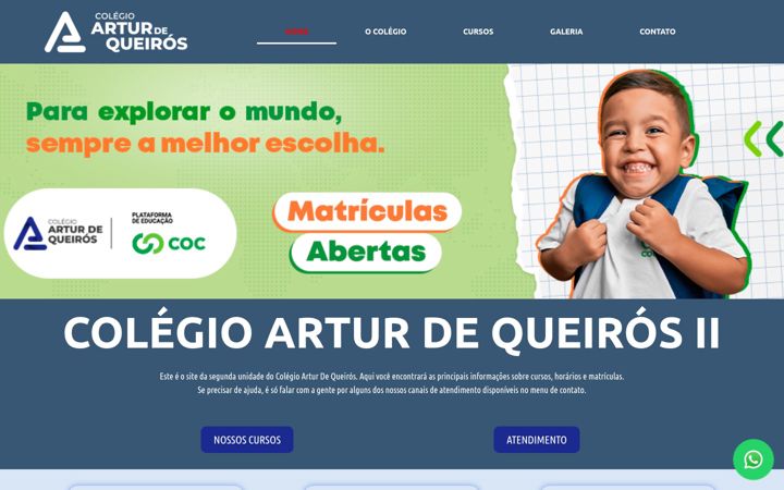 Screenshot di colegioarturdequeiros2.com.br