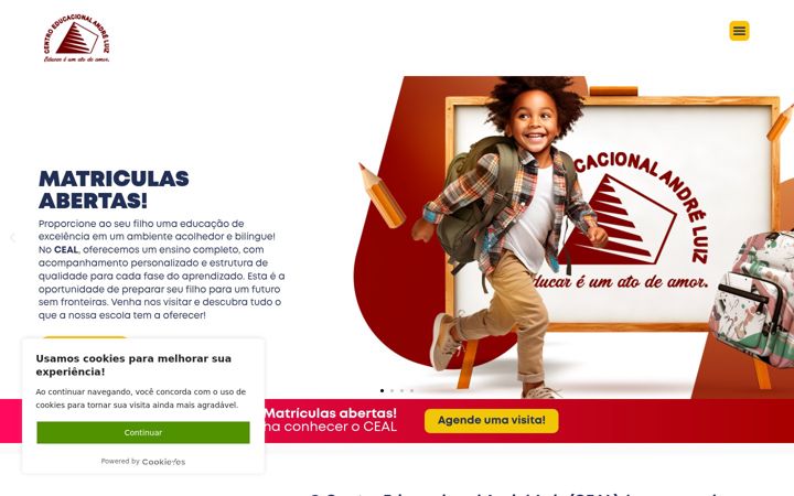 Screenshot of colegioceal.com