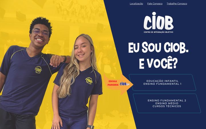 Posnetek zaslona colegiociob.com.br