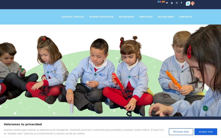 Screenshot of colegiocirculo.com