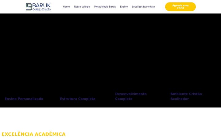 Posnetek zaslona colegiocristaobaruk.com.br