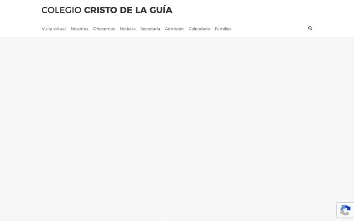 Screenshot of colegiocristodelaguia.es
