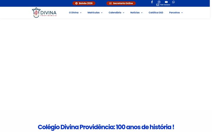 Posnetek zaslona colegiodivinaprovidencia.com.br