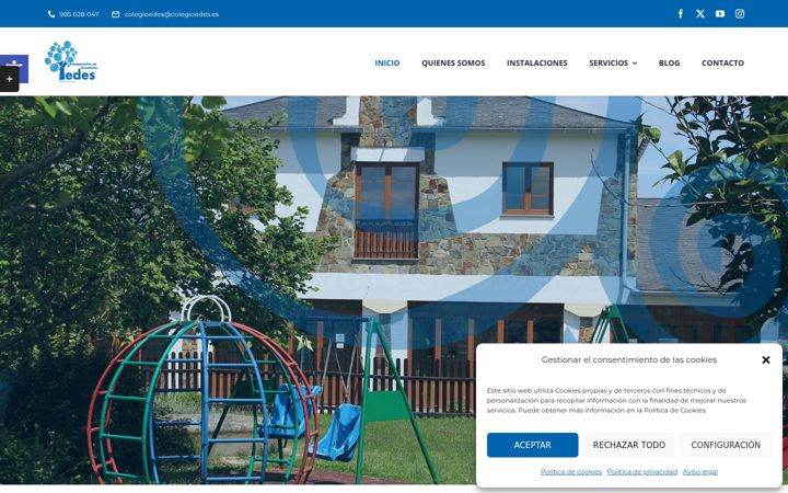 Screenshot of colegioedes.com