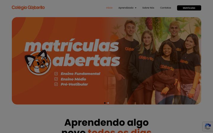 Screenshot of colegiogabarito.com