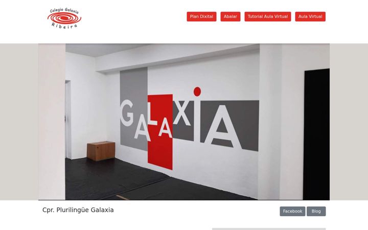 Screenshot of colegiogalaxia.es