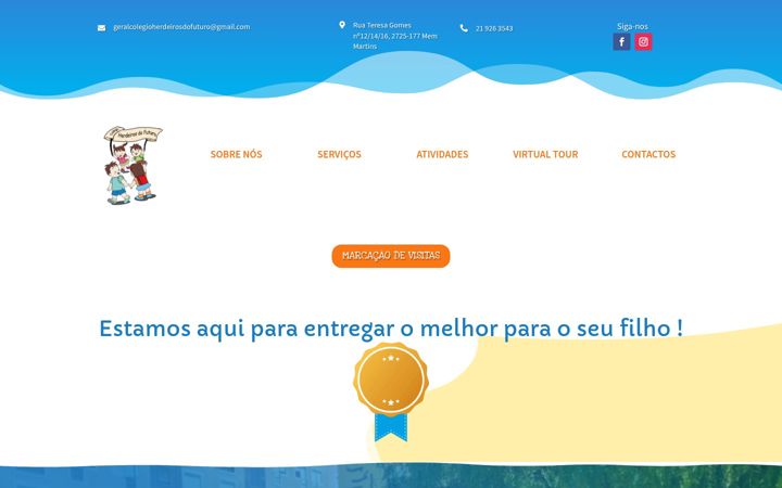 Zrzut ekranu colegioherdeirosdofuturo.pt
