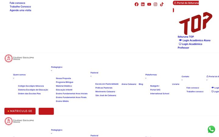Screenshot von colegioibituruna.com.br