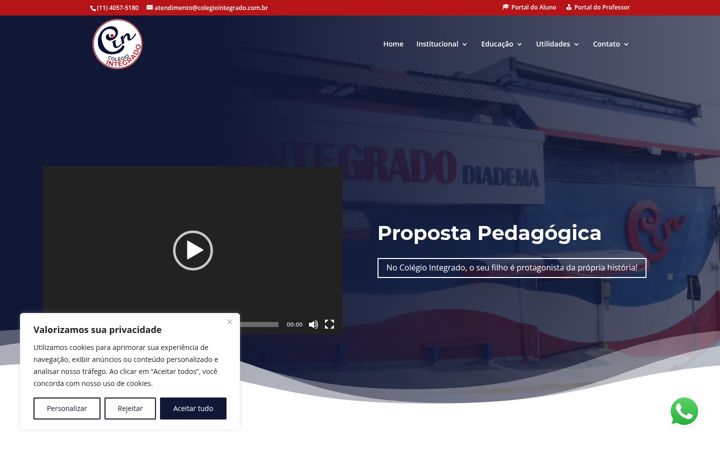 Screenshot του colegiointegrado.com.br