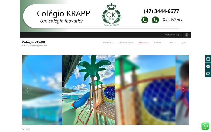 Képernyőkép: colegiokrapp.com.br