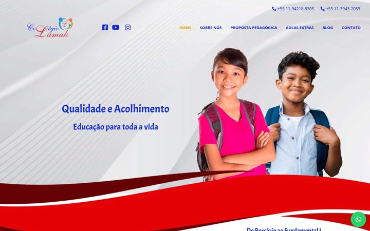 Képernyőkép: colegiolamak.com.br