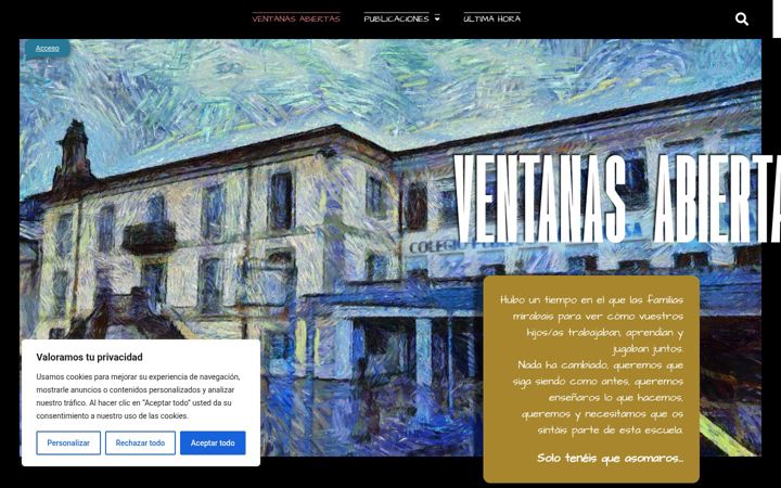 Screenshot of colegiomarquesadeviluma.es