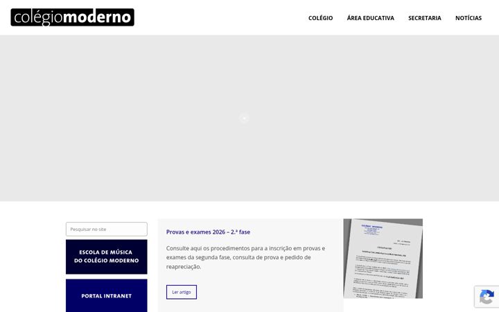Screenshot of colegiomoderno.pt