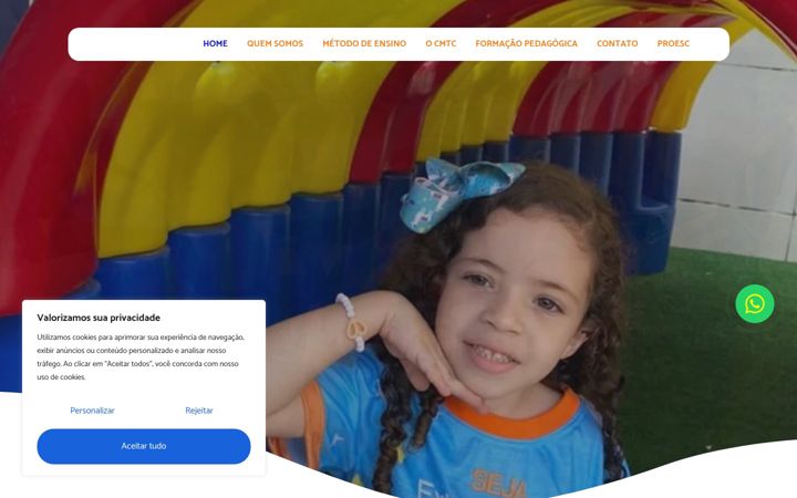 Screenshot of colegiomtc.com.br
