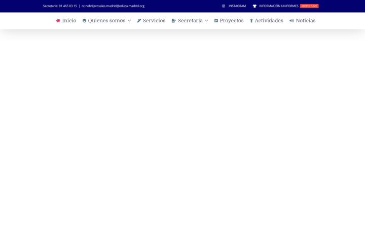 Screenshot of colegionebrijarosales.com