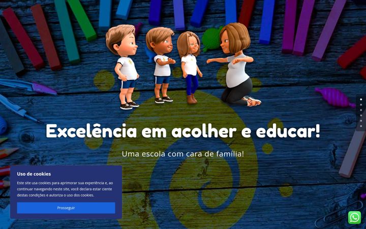 Screenshot of colegiopassus.com.br