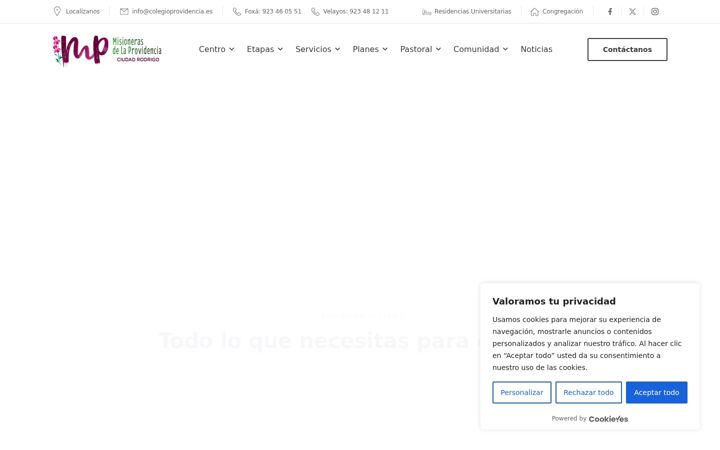 Screenshot of colegioprovidencia.es