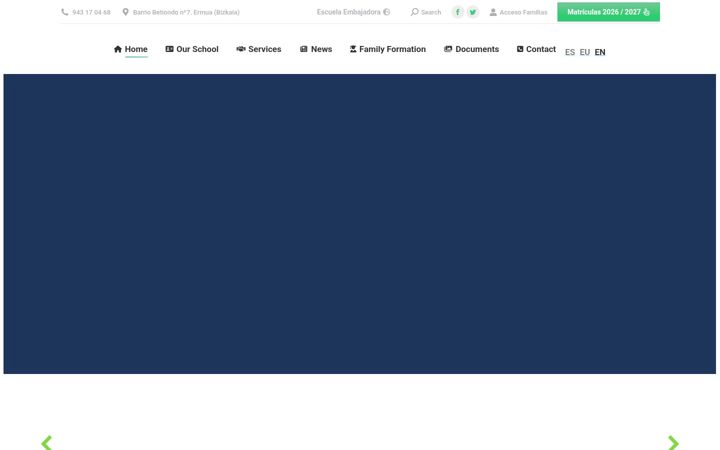 Screenshot of colegiosanpelayo.es