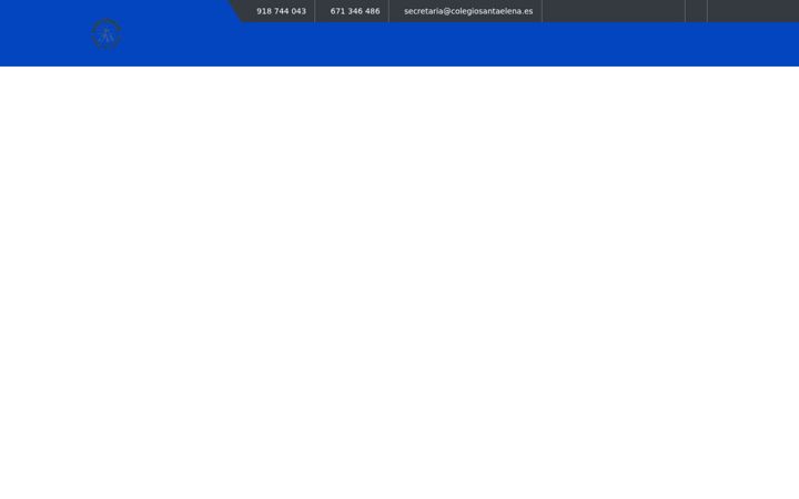 Screenshot of colegiosantaelena.es