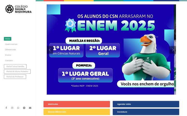 Screenshot ta' colegiosnp.com.br
