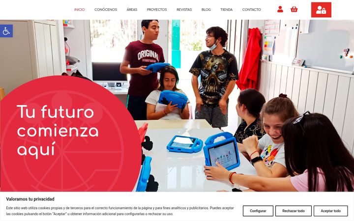 Screenshot of colegiosquema.com