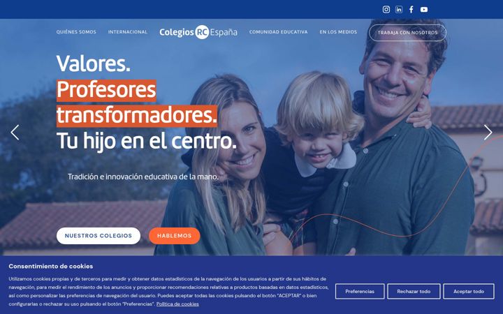 Screenshot of colegiosrc.es