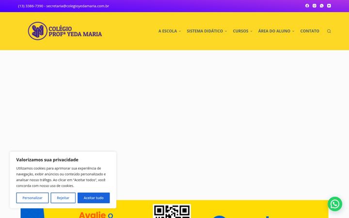 Screenshot ta' colegioyedamaria.com.br