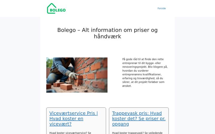 Screenshot of colego.dk