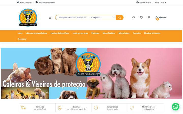 Screenshot ta' coleirascecao.com.br