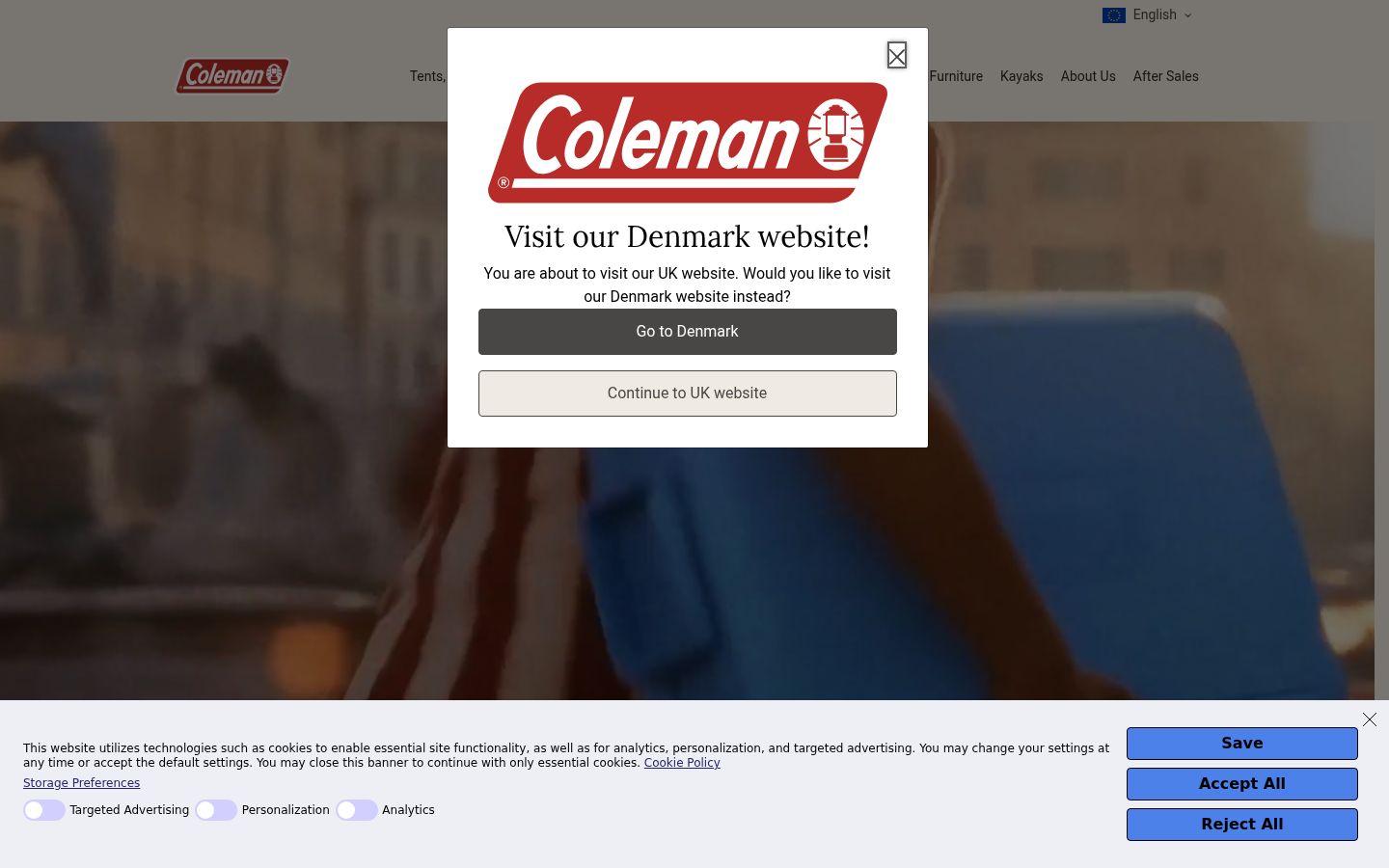 Sutikimo reklamjuostės, rodytos prieš bet kokią sąveiką, ekrano kopija