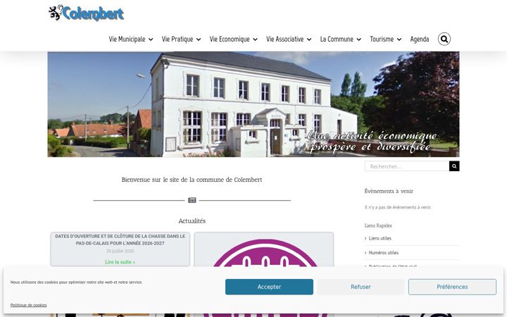 Screenshot of colembert.fr