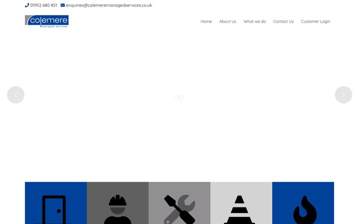 Screenshot of colemeremanagedservices.co.uk