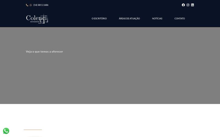 Screenshot ta' colenci.com.br