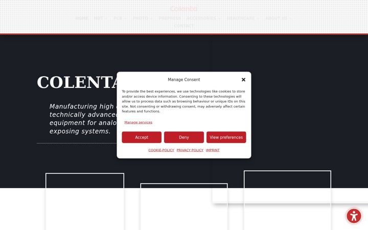 Screenshot of colenta.at