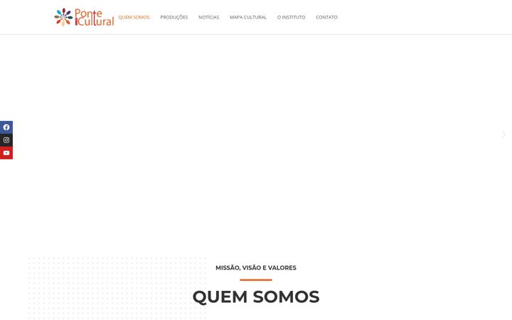 Screenshot van coletivopontecultural.com.br
