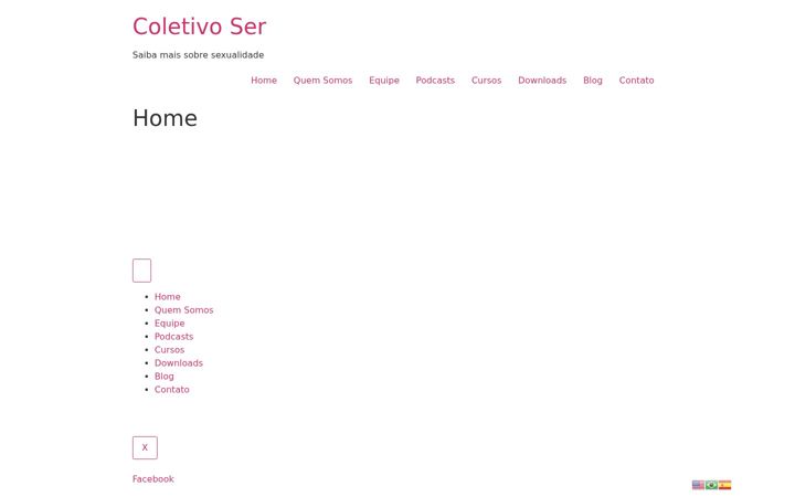 Screenshot van coletivoser.com.br
