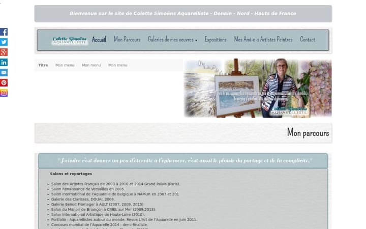 Screenshot di colettesimoens.fr