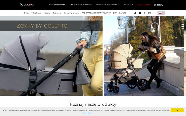 Zrzut ekranu coletto.pl