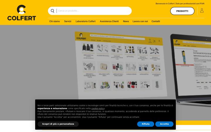Screenshot of colfert.com