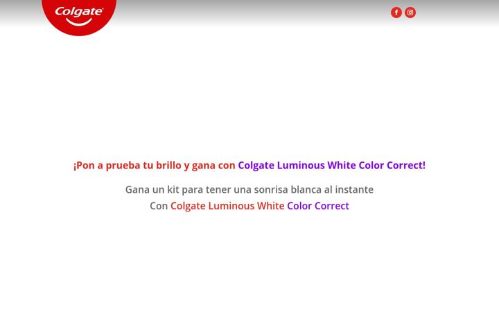 Screenshot of colgatelwcolorcorrect.com