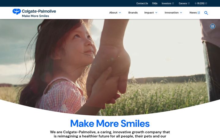 Screenshot di colgatepalmolive.co.in