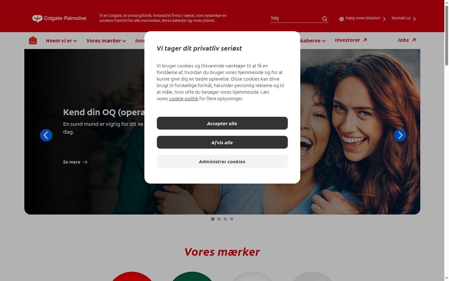 Screenshot tal-banner tal-kunsens muri qabel kwalunkwe interazzjoni