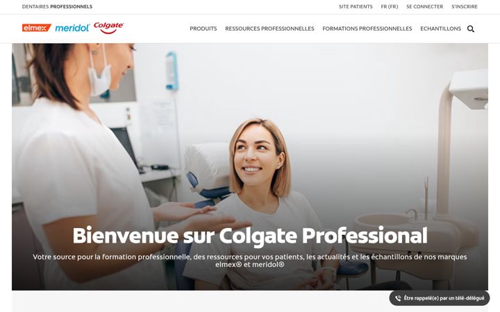 Screenshot di colgateprofessional.fr