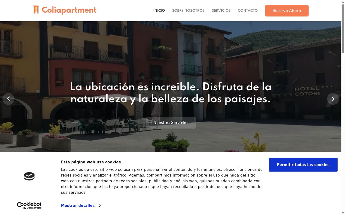 Snímka obrazovky banera súhlasu zobrazeného pred akoukoľvek interakciou