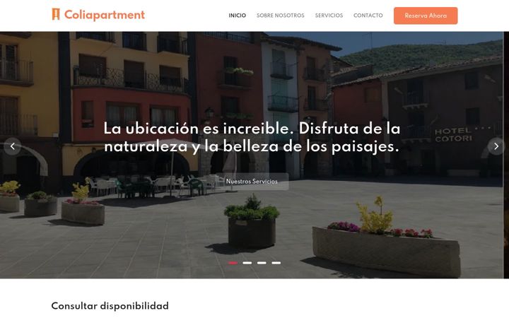 Screenshot of coliapartment.com